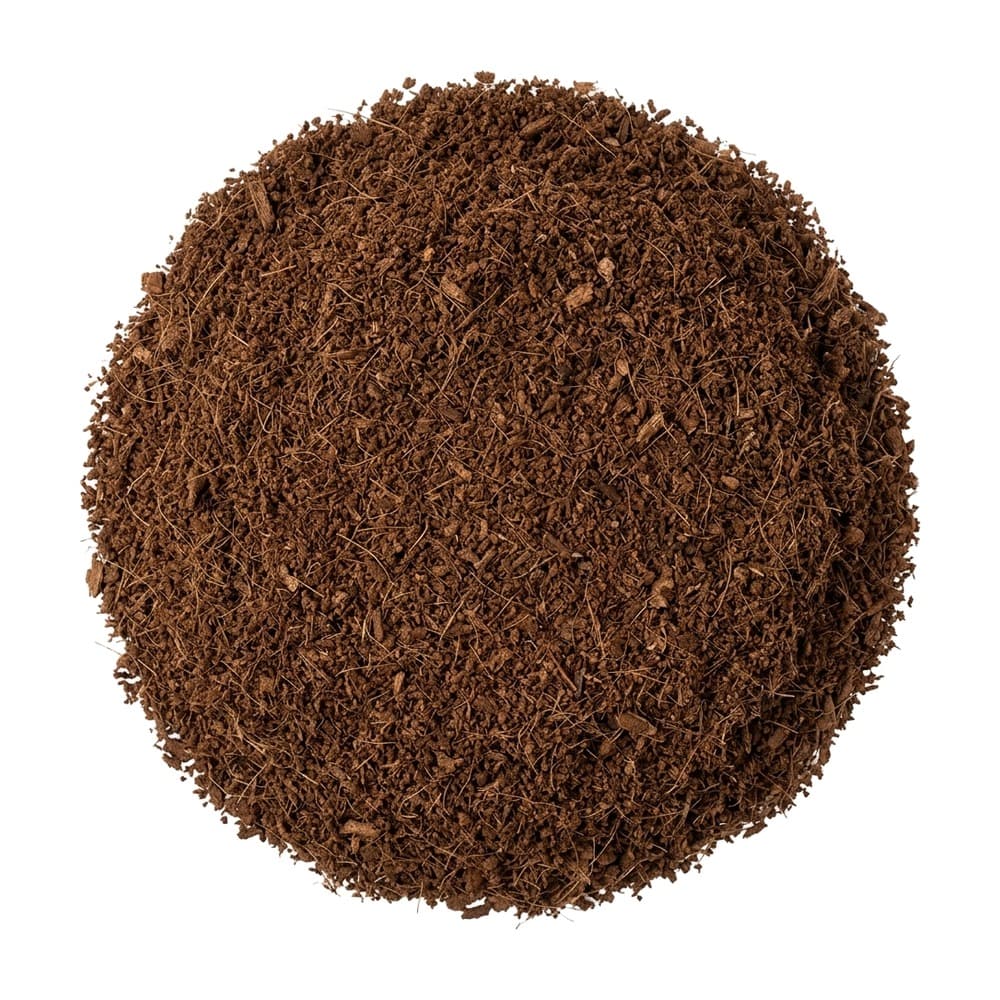 Pile of double buffered coco coir
