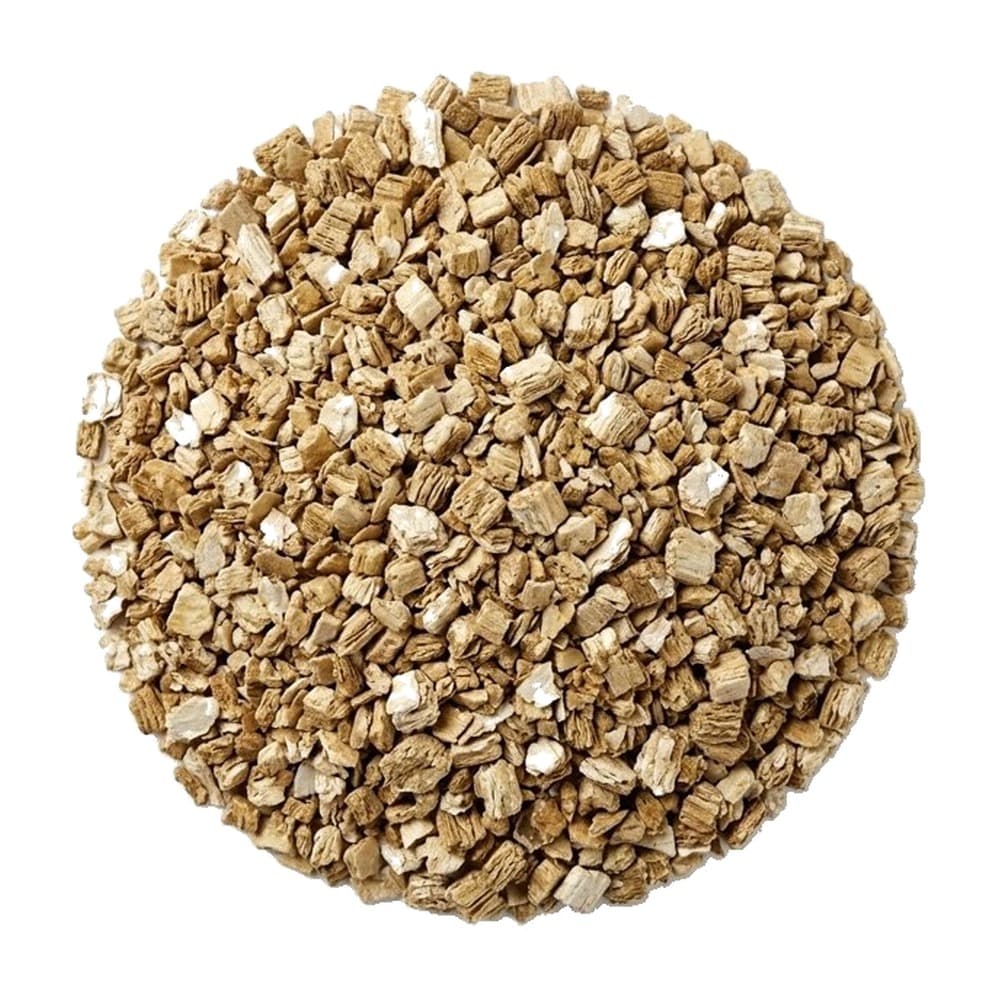 Pile of coarse vermiculite